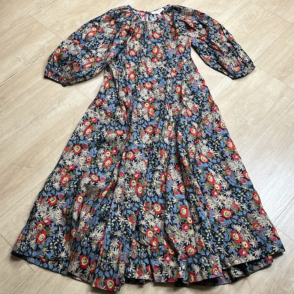 THE GREAT clover dress in twilight floral, SIZE 0 - Picture 6 of 11
